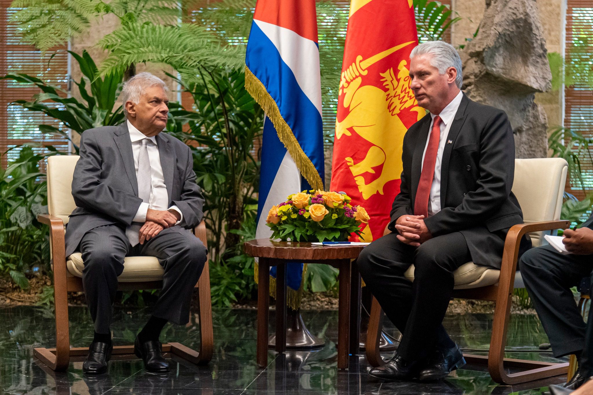 Bilateral meeting with H.E. President of Sri Lanka and H.E. President of Cuba