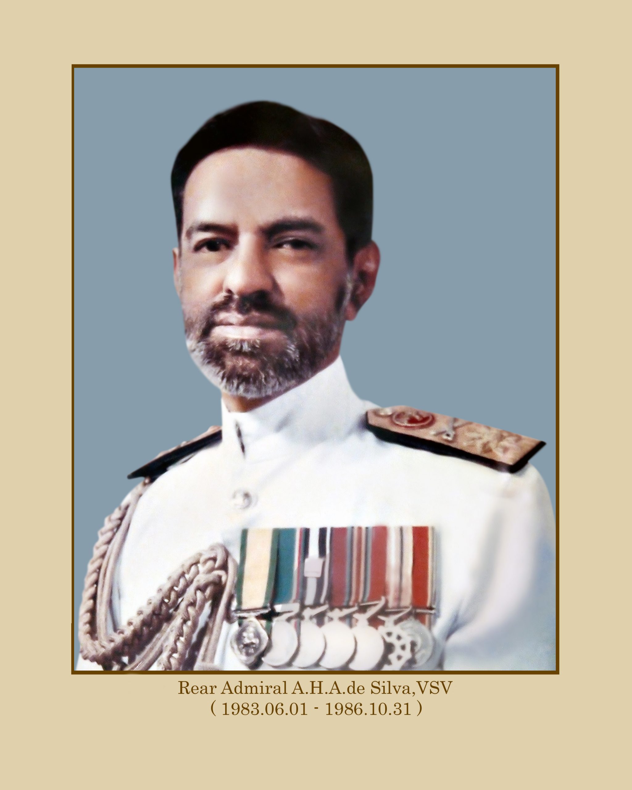 Sri Lankan 1st Ambassador – Admiral Asoka De Silva, 1987