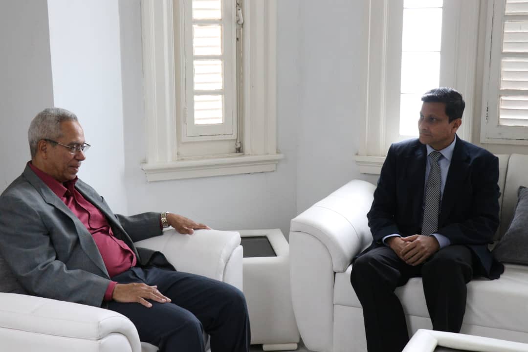 Ambassador of Sri Lanka met the President of the Chamber of Commerce of the Republic of Cuba