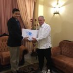 Ambassador of the Sri Lankan Embassy in Cuba had a courtesy call on the Director General of Hotel Nacional de Cuba1