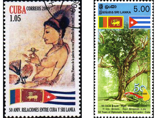 50th Anniversary of SL –Cuba relations – SL & Cuba Stamps, 2009