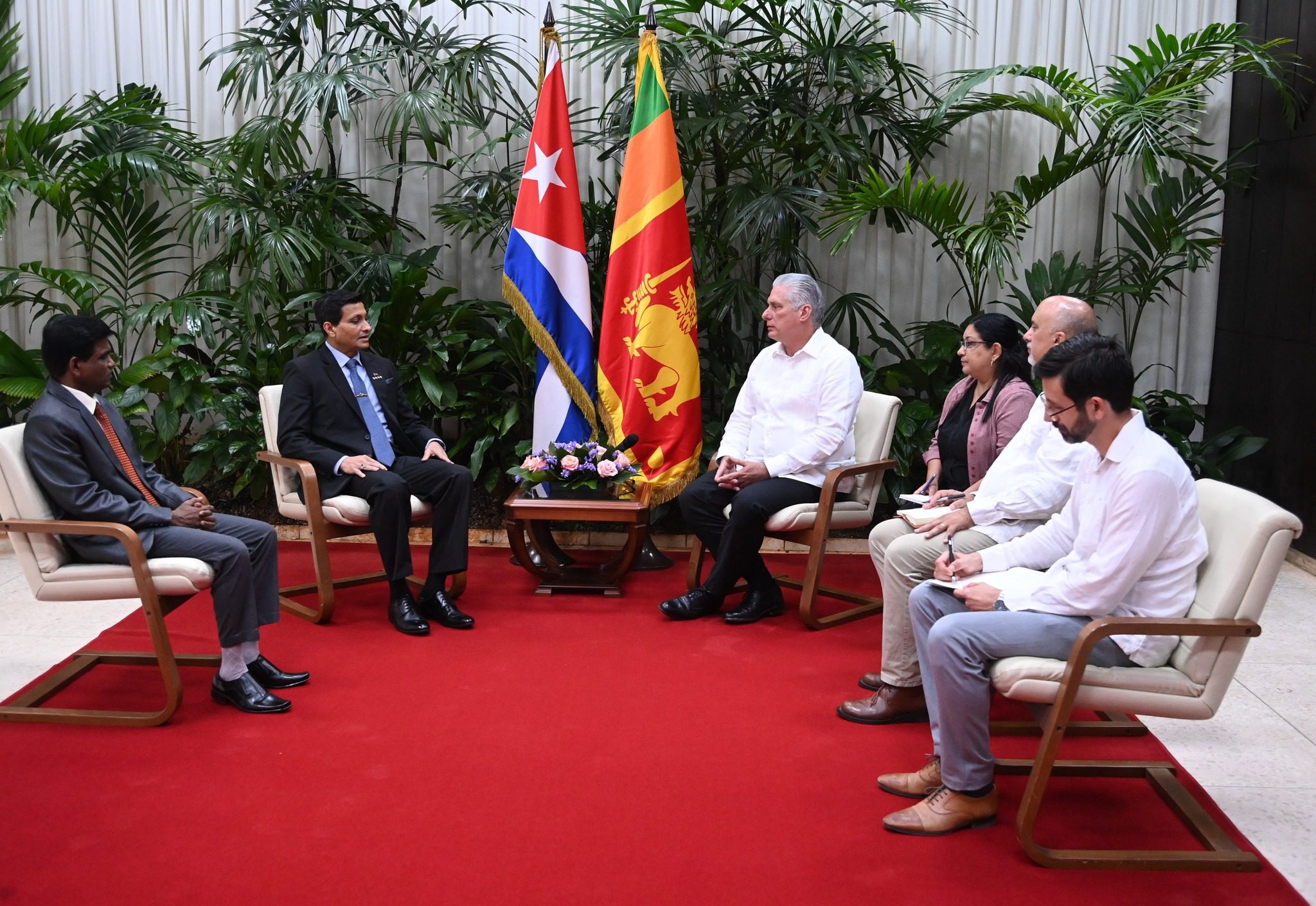 The Ambassador met the President of the Republic of Cuba