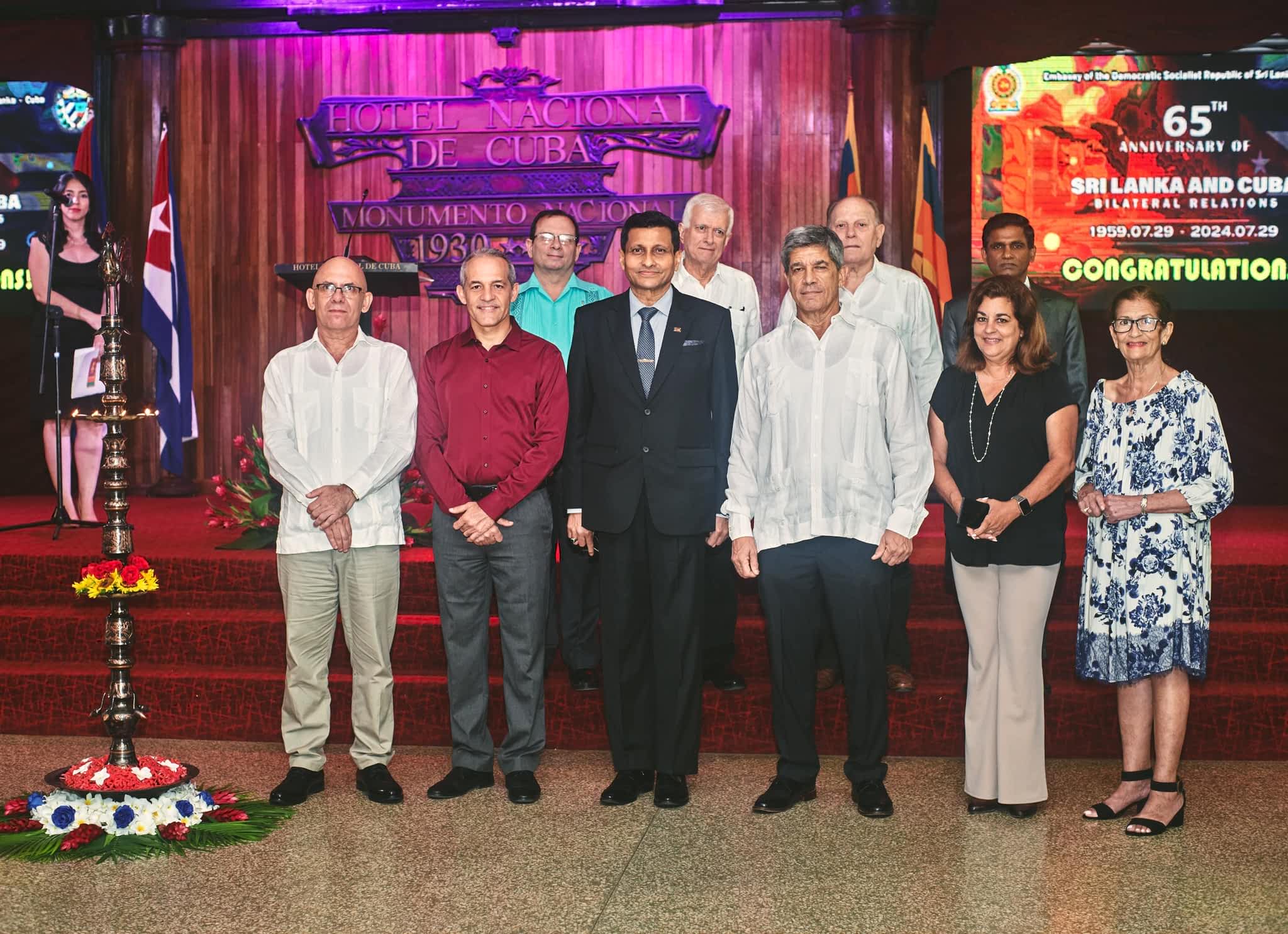 Sri Lankan Embassy in Havana celebrated the 65th Anniversary